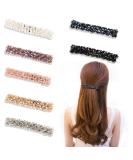 7 Pcs Hair Slides Hair Clips For Fine Hair Barrette Hair Clips Hair Barrettes For Women Crystal Hair Slide Women Rhinestone Hairclips French Clip Clasp Shiny Bling for Fine Hair - Buy Online on GoSupps.com