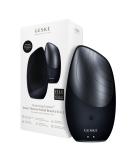 Geske SmartAppguided Sonic Thermo Facial Brush - 6 in 1 Heated Cleaning & Massage Device for Radiant Skin | Black Electric Facial Brush - Buy Online on GoSupps.com