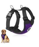 Buy Slowton No Pull Dog Harness - Soft Padded & Breathable for Small & Medium Dogs | XXS Purple - International Shipping Available - Buy Online on GoSupps.com
