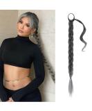 Buy BARSDAR 76cm Braided Ponytail Extension - Natural Black Ombre Hair Extension for Women | Soft Synthetic DIY Hair Braid (Pack of 1) - Buy Online on GoSupps.com