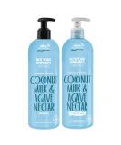 Not Your Mother's Naturals Frizz Control Shampoo & Conditioner Set - Sulfate-Free Coconut Milk & Agave - 15.2 fl oz - International Shipping Available - Buy Online on GoSupps.com
