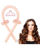 URAQT Heatless Curling Rod Headband Hair Curler for Long Hair - Soft Silk Ribbon Sleep Hair Rollers Wave Curls - DIY Styling Tools (Champagne Gold) - Buy Online on GoSupps.com