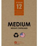 STUDIO 12 Chipboard Sheets - Medium Weight Natural Kraft Brown - Ideal for Model Building, Scrapbooking, Creative Projects - 8 Sheets (9 x 12) - Buy Online on GoSupps.com