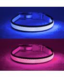 Yfbrite Rechargeable LED Dog Collar - Adjustable Reflective Safety Collar Flashes at Night (Blue Size S) - Buy Online on GoSupps.com