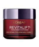 LOreal Paris Skincare Revitalift Triple Power Anti-Aging Face Moisturizer with Pro Retinol, Hyaluronic Acid & Vitamin C to reduce wrinkles, firm and brighten skin, 2.55 Ounce (Pack of 1) Moisturizer 2.55 Ounce (Pack of 1) - Buy Online on GoSupps.com