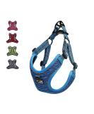 Suredoo Blue Dog Harness for Large Medium & Small Breeds - No Pull Reflective Breathable & Adjustable Safety Harness for Puppies & Pets - Buy Online on GoSupps.com