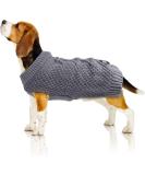 Bella & Balu XXS Dog Sweater - Braid Knit Pattern 100% Cotton | Warm Soft & Comfortable for Cold Weather - Buy Online on GoSupps.com