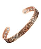 Jecanori Copper Magnetic Bracelet - Adjustable Cuff Bangle with 8pcs 3500 Gauss Magnets | Solid Copper Brazaletes for Men Women | Simple Style | Gift Box Included - Buy Online on GoSupps.com