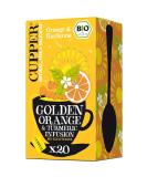 Cupper Organic Herbal Tea Orange and Turmeric 20 Bags 40 g Orange 20 Bags (1 Pack) - Buy Online on GoSupps.com