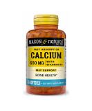 Mason Natural Fast Absorption Calcium + Vitamin D3 - Support Muscle & Bone Health 60 Softgels - Buy Online on GoSupps.com