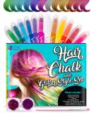 12 Colors Washable Hair Chalk for Girls Age 8-10 - Temporary Hair Color Set for Kids - Blue, Purple, Red & Pink -Ideal for 8 Year Olds - Buy Online on GoSupps.com