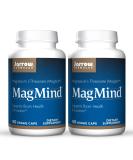 Jarrow Formulas MagMind 90 Capsules (Pack of 2) - Magnesium L-Threonate (Magtein) for Brain Health - 60 Servings - Buy Online on GoSupps.com
