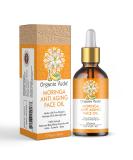 Organic Veda Moringa Anti-Aging Face Oil 1.7 fl oz - Age-Defying Moisturizer with Pure Moringa Seeds, Amla, Turmeric & Rose - Buy Online on GoSupps.com