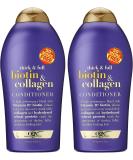 OGX Biotin & Collagen Shampoo and Conditioner Duo - Thick & Full 19.5oz | International Shipping Available - Buy Online on GoSupps.com