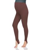 FUTURO FASHION Maternity Fleece Lined Leggings | Over Bump Belly Support | High Waisted | Brown | UK 8-22 - Buy Online on GoSupps.com