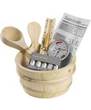 Base Sauna Accessory Box - 11 Piece Sauna Bath Set & Infusion Bucket | International Shipping - Buy Online on GoSupps.com
