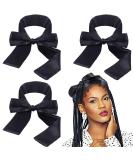 3-Piece Black Wig Grip Band Set - Satin Headbands for Secure Wig Attachment during Makeup, Facial, Sports, and Yoga - Buy Online on GoSupps.com