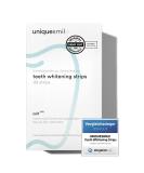 Uniquesmile Teeth Whitening Strips - Peroxide Free Natural Ingredients - 28 Pieces - Innovative Whitening Solution - Buy Online on GoSupps.com