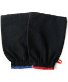 Premium Exfoliating Gloves Set for Men and Women - Dead Skin Remover for Bath, Shower, Sauna, Hammam - Improves Blood Circulation - Self Tan Removal Mitt - Buy Online on GoSupps.com
