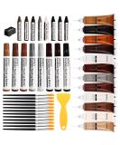 DEWEL Wood Filler & Repair Kit - 42 Set | Wax Pen Touch Up Paint Pens Scratch Remover for Wood Floors & Furniture - Buy Online on GoSupps.com