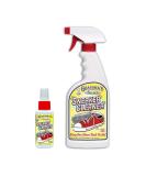 Grandma's Secret Sneaker Cleaner - 16oz & 3oz Combo | Stain Remover Spray for Rubber, Canvas, and Leather Shoes | Removes Dirt, Grime, and Grass Stains | Ideal for Outdoor Shoes, Slippers, and Moccasins - Buy Online on GoSupps.com