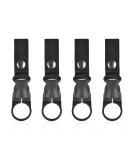 Thirei Water Bottle Holder Clip - 4 Pack Nylon Key Ring Clips with Belt Buckle for Camping & Hiking - Durable Black Outdoor Accessories - Buy Online on GoSupps.com