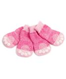Buy Pet Heroic Indoor Anti-Slip Socks for Dogs & Cats - 8 Sizes (S to 5XL) - Silicone Gel Paw Protection & Traction - Pink - X-Large - Buy Online on GoSupps.com