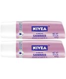 Nivea Lip Care A Kiss of Shimmer Lip Care Stick - Pearly Shimmer - 2 Pack | Moisturizing Lip Balm - Buy Online on GoSupps.com