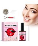 Tooth Gemstone Set - DIY Tooth Jewelry Kit with Glue | Crystal Dental Stone Decoration - Buy Online on GoSupps.com