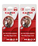 Kaizer Anti Fog Wipes for Glasses | Reusable Eyeglass & Swimming Lens Cloth (2 Pack) - International Shipping Available - Buy Online on GoSupps.com