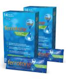 Buy Advantage Set 2x Ferrotone Apple - Natural Iron Supplement with Vitamin C Liquid 28x25ml Pack for Optimal Health - Buy Online on GoSupps.com