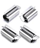 Piashow Tube Squeezer Set - 4 Stainless Steel Tube Presses with Stand for Creams Toothpaste & Tomato Paste - Perfect for Kids & Adults - Buy Online on GoSupps.com