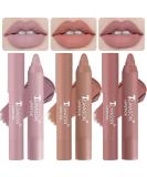 3 Colors Liquid Matte Lipstick Set - Long Lasting Waterproof Lip Gloss for Women Makeup - Buy Online on GoSupps.com