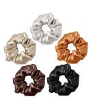 Lilysilk 100% Silk Hair Rings - Premium Ladies Ponytail Holders | 5 Pack in Taupe Black Coffee Caramel Chocolate | Soft & Durable Hair Ties - Buy Online on GoSupps.com