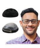 Shop Lordhair Knotless Toupet for Men - Skin Injected Human Hair System 8x10 Inch Base Natural Black 1A# | Lightweight & Medium Density - Buy Online on GoSupps.com