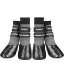 BINGPET Dog Socks - Non-Slip Strap Paw Protectors for Traction Control | Waterproof Indoor & Outdoor Use - Buy Online on GoSupps.com