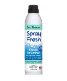 Spray Fresh Fabric Refresher - Deodorizer & Freshener for Clothing Bedding Luggage - Eliminates Odors & Prevents Wrinkles (Sea Breeze - Buy Online on GoSupps.com