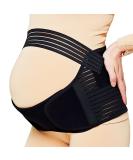 Modloan Pregnancy Support Belt - Maternity Support Band for Birth Prep & Back Pelvic Relief (Black-XL) - Buy Online on GoSupps.com