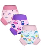 Flyish Direct Reusable Swimming Diaper for Babies | Waterproof Swim Diaper for Boys & Girls | S/5T XL/5T (4-5 Years) - Purple - Buy Online on GoSupps.com