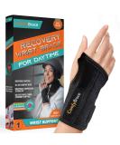 ComfyBrace Copper Infused Wrist Brace for Carpal Tunnel Arthritis & Tendonitis - Right Hand Support (Large/Ex-Large) - International Shipping Available - Buy Online on GoSupps.com