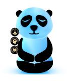 Calm Collective Peaceful Panda Breathing Trainer Light - Stress Relief Anxiety & ADHD Solution | Mindfulness Meditation Tools & Self Care Gifts - Buy Online on GoSupps.com
