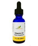 Herb-Science Vitamin K1 Drops - Cold-Processed VIT K1 & Safflower Oil Supplement - Supports Blood, Bone & Skin Health - Vegan - 1 Fl oz - Buy Online on GoSupps.com