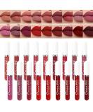 Gireatick 18 Matte Velvety Liquid Lipstick Set - Long Lasting & Waterproof Lip Stain - High Pigmented Lip Gloss Kit - Buy Online on GoSupps.com