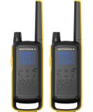 Motorola Solutions Portable FRS T470 Talkabout Two-Way Radios Emergency Preparedness Rechargeable 22 Channel 35 Mile Black W/Yellow 2 Pack - Buy Online on GoSupps.com