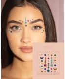 Shanaya Colored Bindi by MERCY LONDON | Crystal Face Jewels - Gold Multi Packet for International Shipping - Buy Online on GoSupps.com