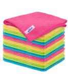 MR.SIGA Microfiber Cleaning Cloths - Pack of 12 (12.6x12.6) - Lint-Free & Ultra-Absorbent - Buy Online on GoSupps.com