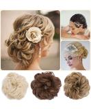 Scrunchy Scrunchie Bun Updo Hairpiece Hair Ribbon Ponytail Extensions Hair Extensions Wavy Curly Messy Hair Bun Donut Hair Chignons Hair Piece Wig Dark Ash Blonde Modern Dark Ash Blonde - Buy Online on GoSupps.com