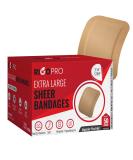 Sheer Bandages 3 x4 - Sterile Latex-Free Large Band Aids for Wounds | 50 Count - Comfortable Moisture-Wicking Adhesive Dressings - Buy Online on GoSupps.com