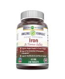 Amazing Nutrition Iron 65 mg - Ferrous Sulfate - 240 Tablets for Energy & Wellness - Buy Online on GoSupps.com