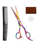 Lictin Hairdressing Scissors Set - Professional Stainless Steel Barber Scissors with Comb, 6 Inch Sharp Razor Hairdresser Shears for Salon & Barbers - 2PCS - Buy Online on GoSupps.com